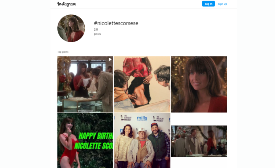 Nicolette Scorsese's Social Media Accounts