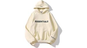 Beige Essentials Hoodie