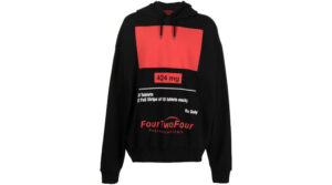 Black graphic hoodie